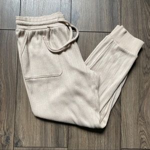 Love By Gap Oatmeal Color Knit Joggers